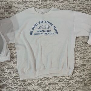 Mental health crew neck